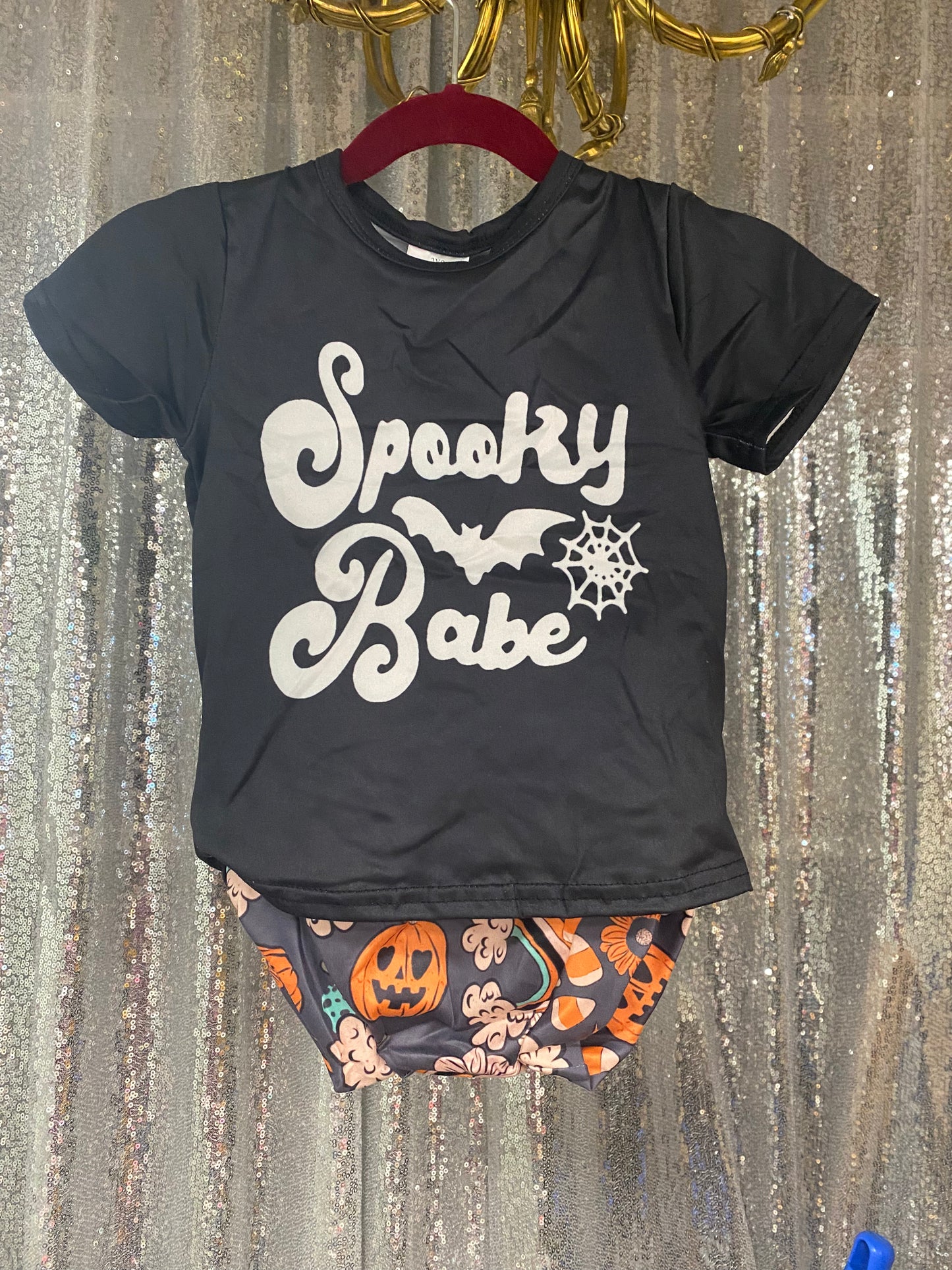 Spooky Babe Bummie Set Halloween