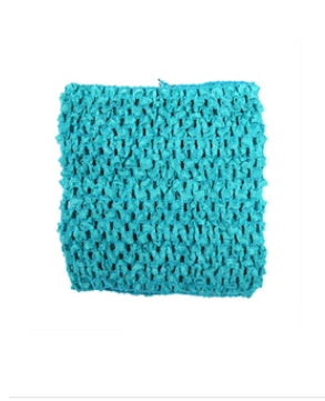 Wide Elastic mesh Headband - add a bow design
