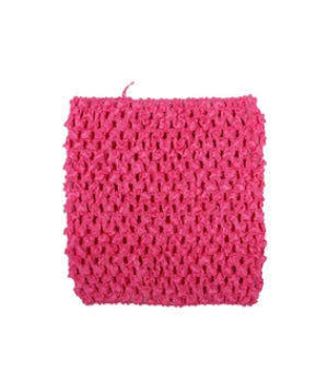 Wide Elastic mesh Headband - add a bow design