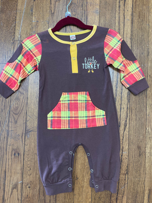 Little Turkey Romper/Onesie Thanksgiving