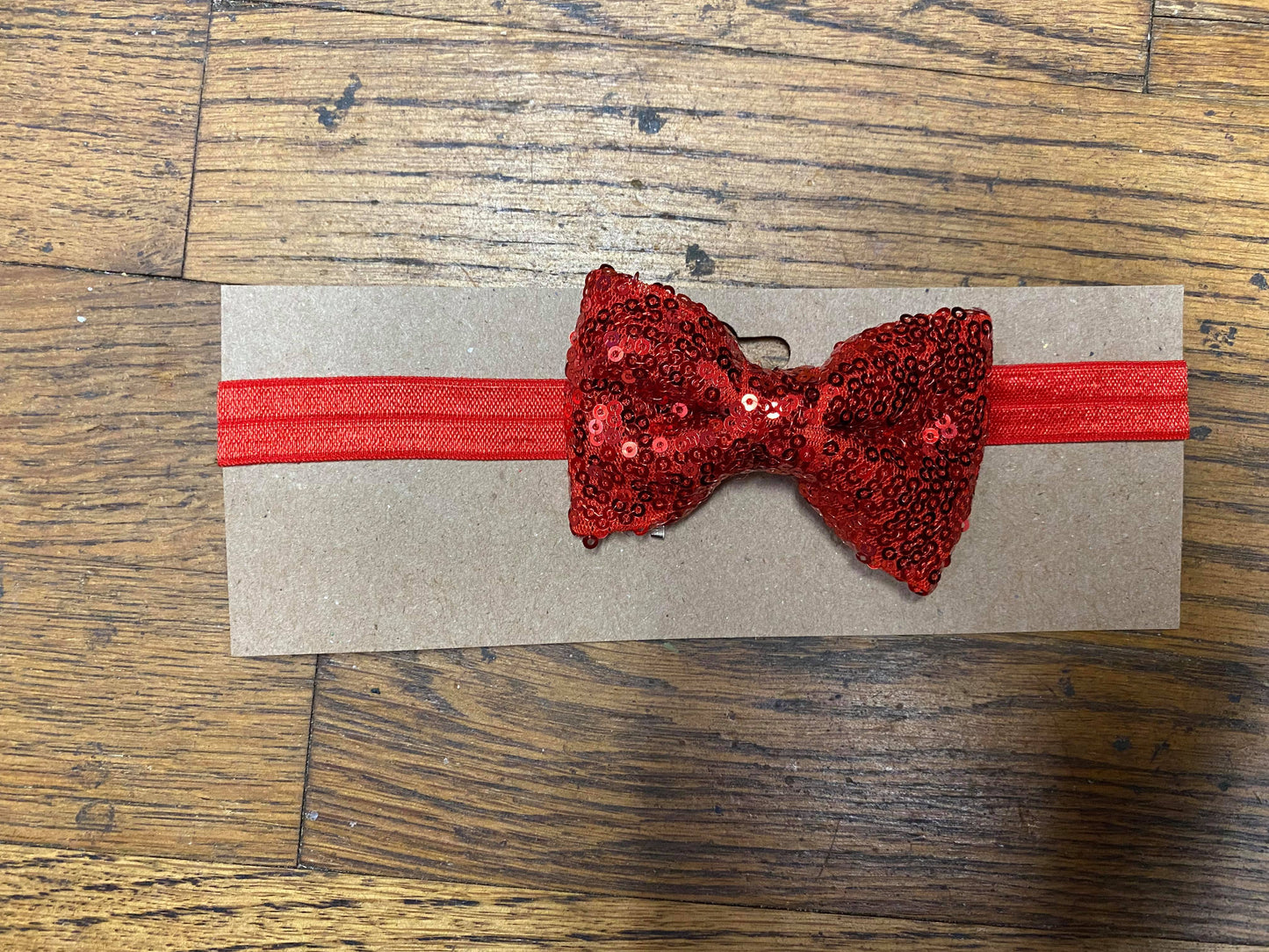 Sequin Bow Headband