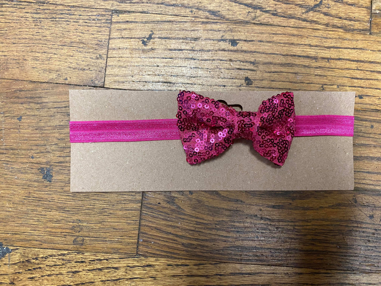 Sequin Bow Headband